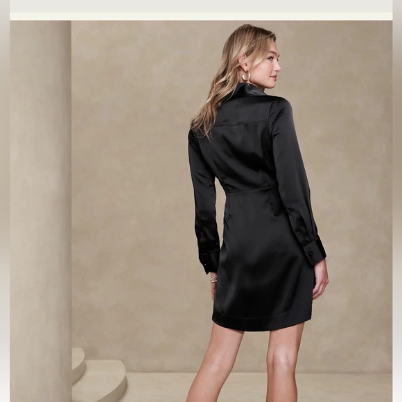 Banana Republic Rust Wrap Dress - Picture 5 of 8